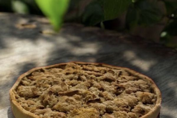 Recette Tarte aux pommes crumble 