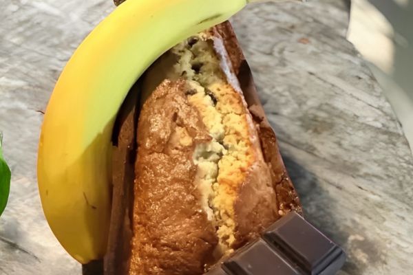 Recette Cake aux bananes et chocolat