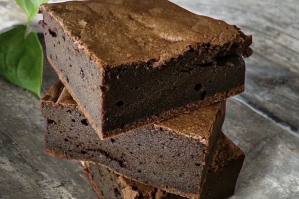 Brownie au chocolat et mascarpone 