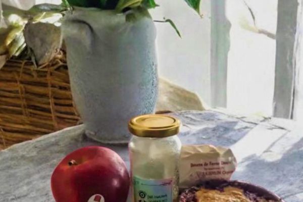 Recette Crumble aux pommes Caramélisées et vanille de Madagascar