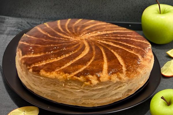 Recette Galette des rois aux pommes 