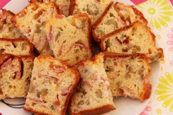 Recette Cake Jambon & Olives