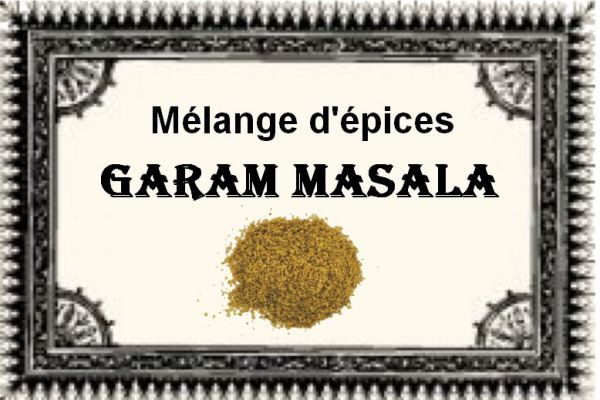 Recette Mélange d'épices Garam Masala (épices Indien)