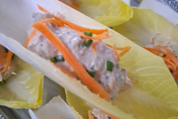 Recette Bouchées d’endives à la rillette de thon