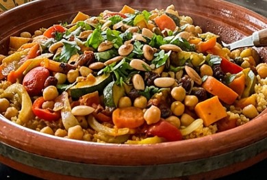 Recette One pot - Semoule Pois Chiches et Légumes