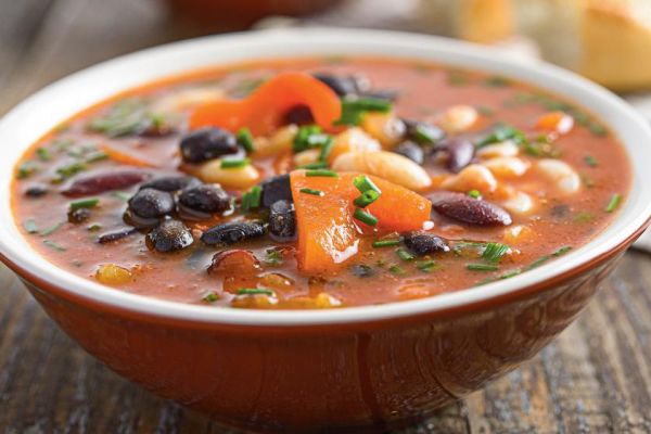 Recette Soupe de légumes aux deux haricots