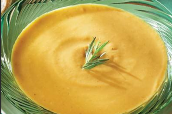 Recette Potage de courge Butternut