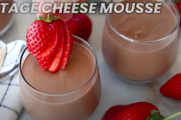 Recette Mousse au chocolat et fromage cottage