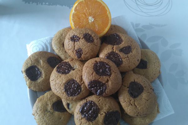 Recette Cookies orange /chocolat 