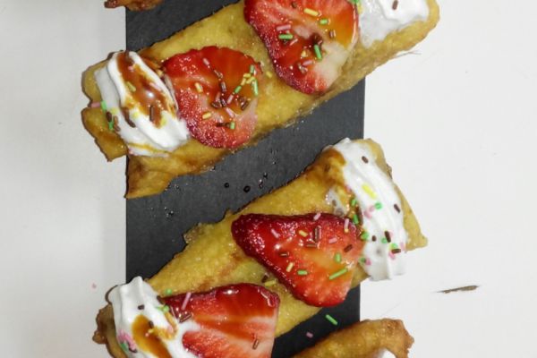 Recette Rouleaux gourmand fraise nutella