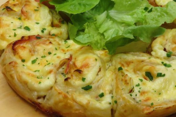 Recette Couronne feuilletée à la raclette