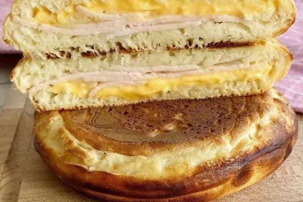 Recette Pancake jambon de dinde cheddar 