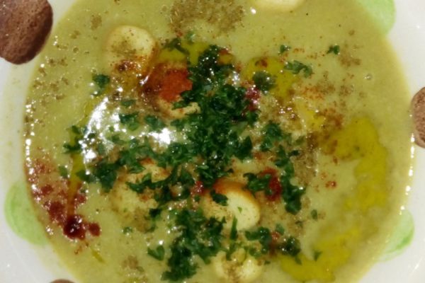 Recette Bissara au pois cassés