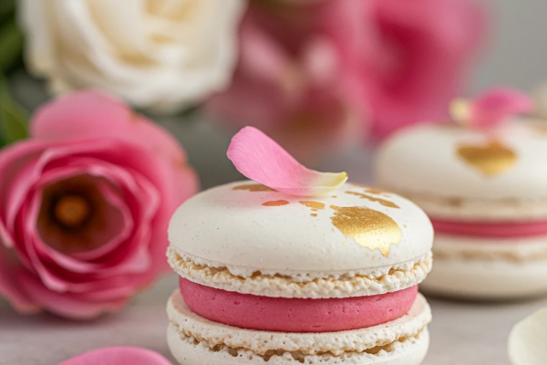 Recette 1. Macarons à la Vanille et Framboise 