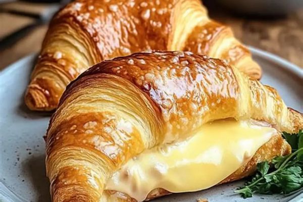 Recette Croissants au fromage