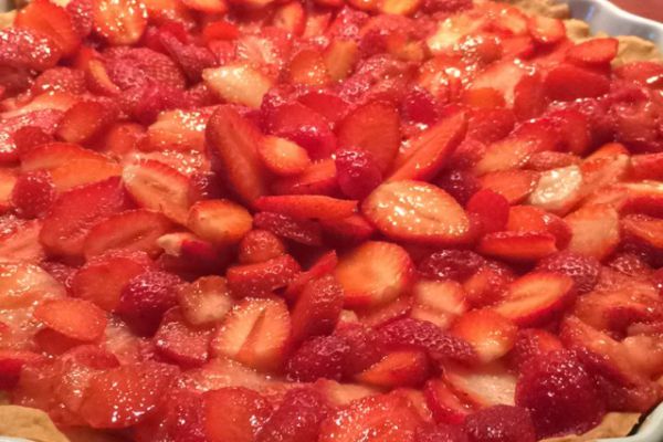 Tarte aux fraises facile! 