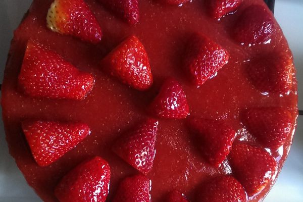 Recette Moelleux au chocolat et sa gelée de fraise