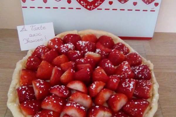 Recette Tarte aux fraises 