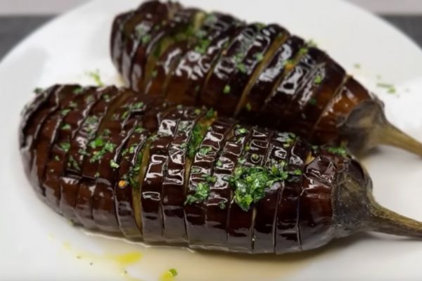 Aubergine à l'ail