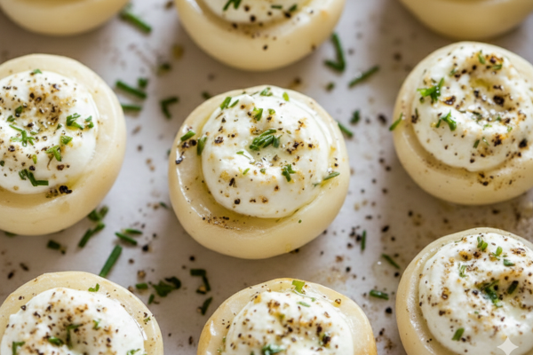 Recette Mini navets farcis au chèvre