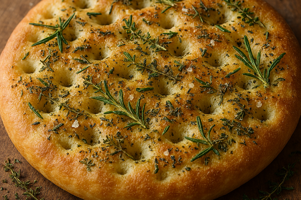 Recette Focaccia (longue fermentation)