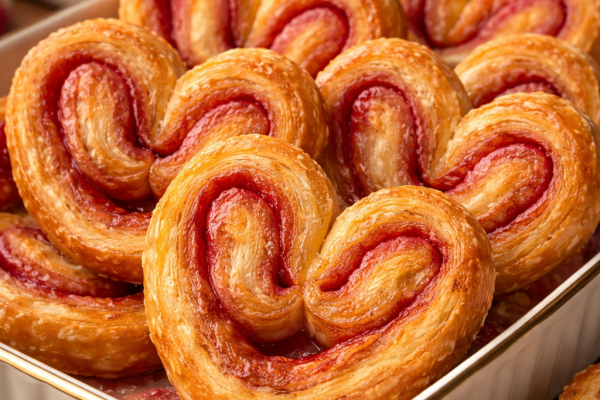 Recette Palmiers à la framboise