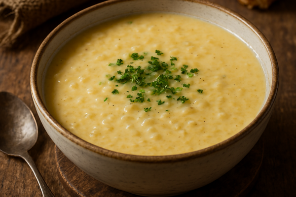 Recette Velouté de mummy (avec bouillon du pot au feu)