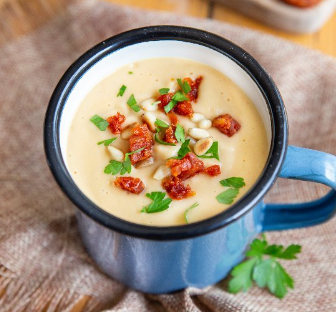 Recette Velouté de chou-fleur et chorizo