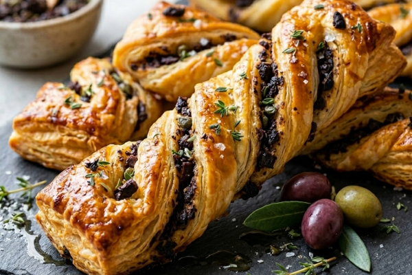 Recette Tarsades à la tapenade d’olives noires