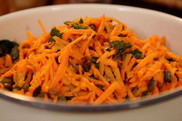 Salade de carottes au cumin et à l'orange par Gordon Ramsay 