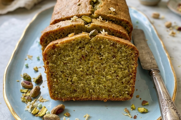 Recette Cake pistache et fleur d'oranger