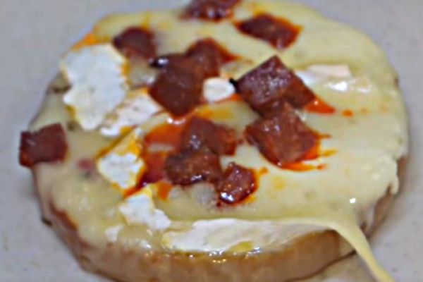 Recette Butternut rôti au fromage et chorizo