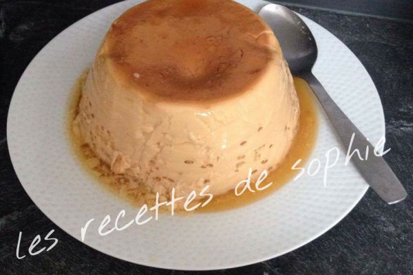 Crème aux oeufs renversée au caramel