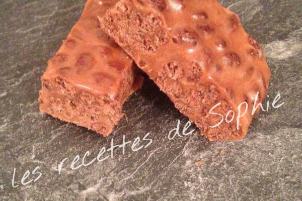 Recette barres soufflées carambars chamallows
