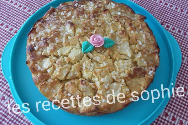 Recette Gâteau madeleine aux pommes