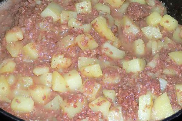 Pommes de terre au corned beef COOKEO