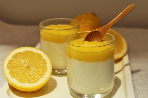 Panna cotta et Lemon Curd